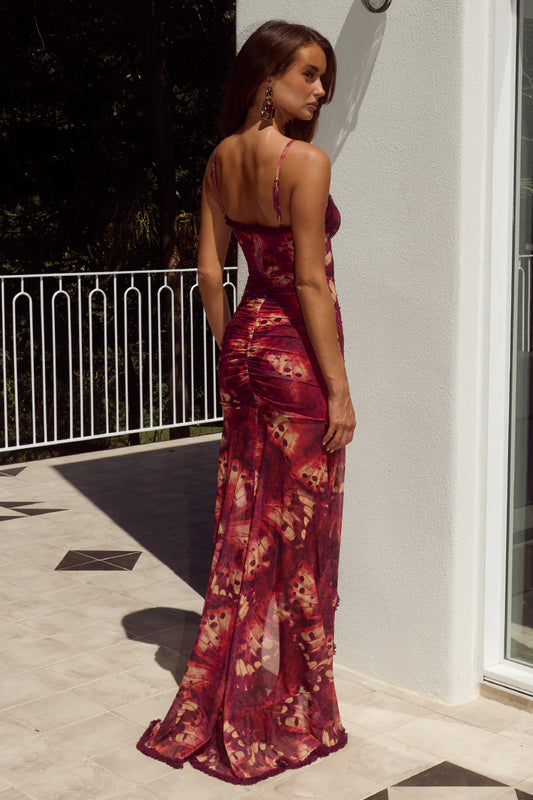 Kiata Eliana Red Maxi Dress