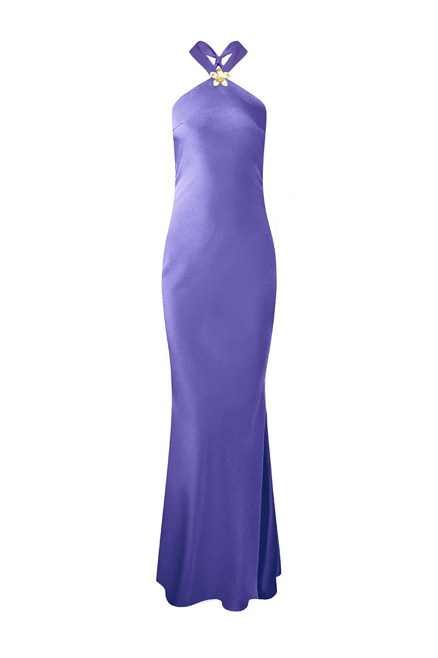 Chara Maxi Dress in Periwinkle