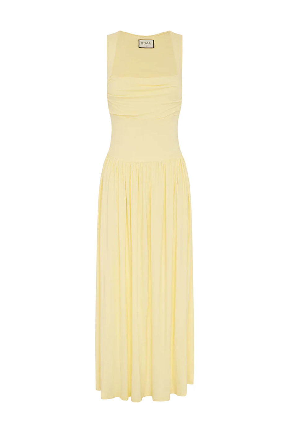 Runaway The Label Kimba Lemon Maxi Dress